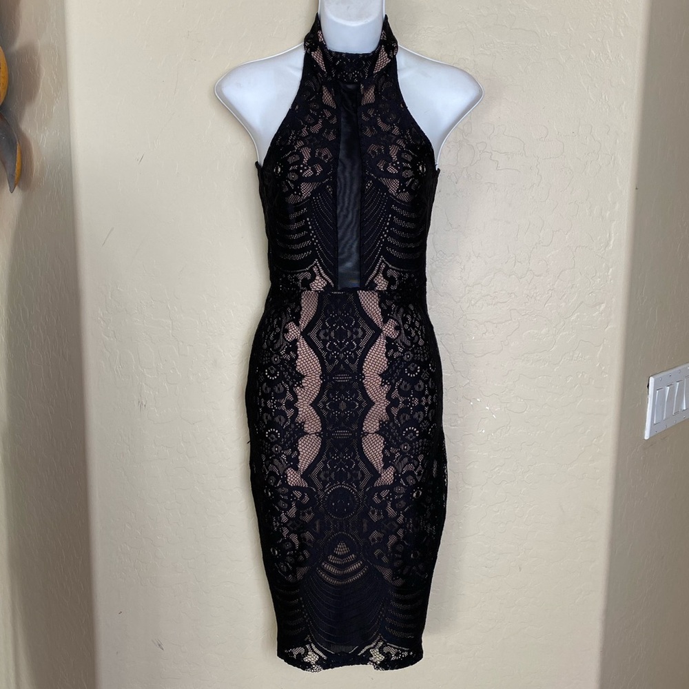 Windsor/ Lace Halter Dress